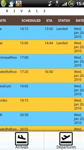 Maldives Flight Schedule截图3