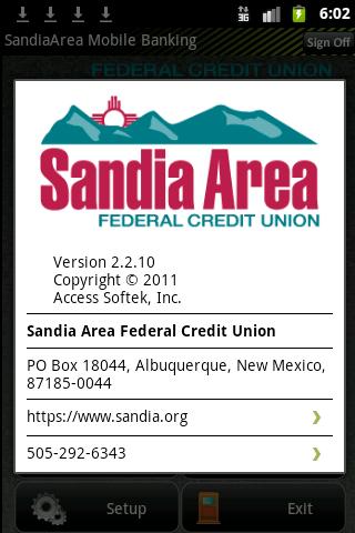 Sandia Area Mobile Banking截图2