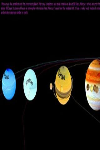 旋转的行星 Solar System 3D Model截图1