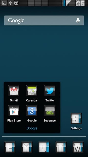 QUBE launcher theme截图1