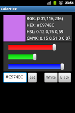 四色码 Color Hex RGB HEX CMYK Codes截图6