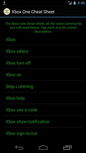 Xbox One Kinect Cheat Sheet截图4