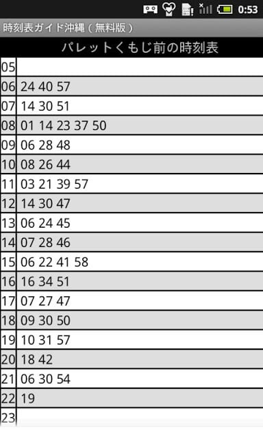 时刻表ガイド冲縄截图3
