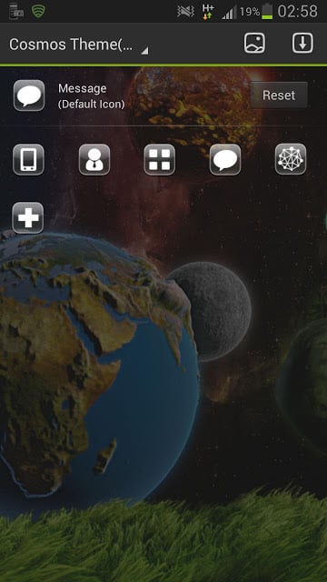 GO Launcher EX Theme 宇宙截图4