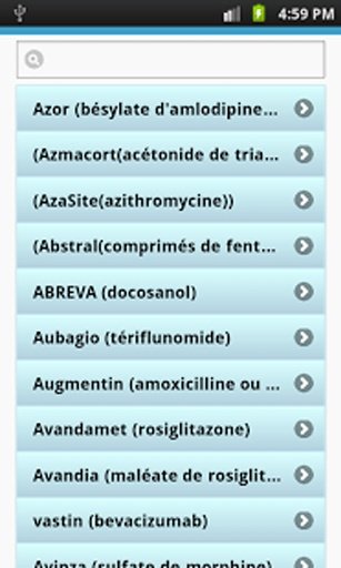 Dictionnaire des m&eacute;dicaments截图4