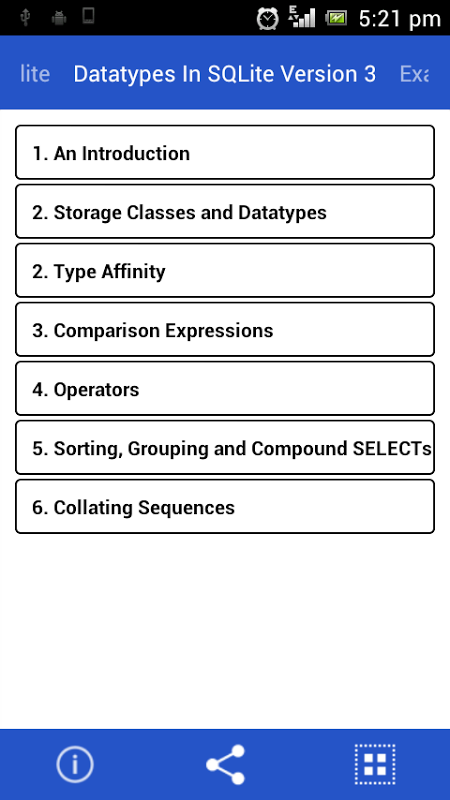 SQLite Tutorial截图7