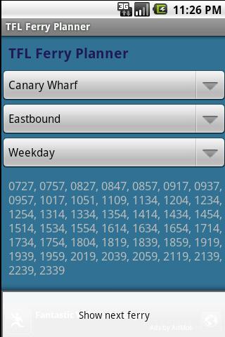 Ferry Planner - Thames Clipper截图3