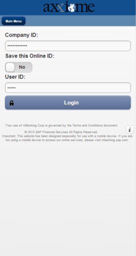 Axxiome - mBanking Corporate截图1