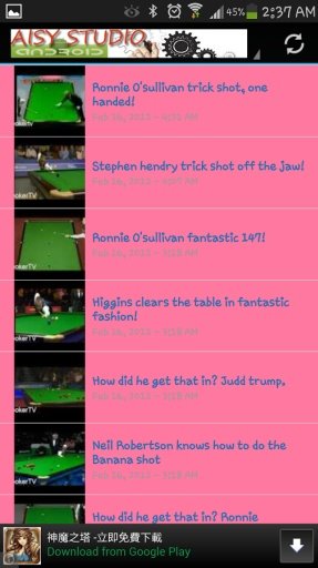 Snooker Games Awesome截图4