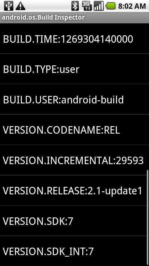 Inspector for android.os.Build截图3