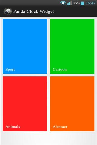 熊猫时钟小工具 Panda Clock Widget截图2