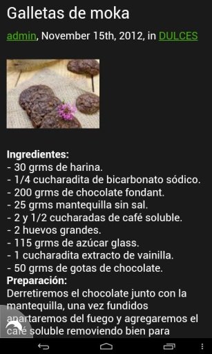 Recetas de Galletas截图1