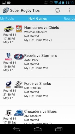 Super Rugby Tips截图3