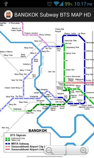 BANGKOK Subway BTS MAP HD截图4