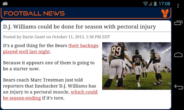 Chicago Football News截图6