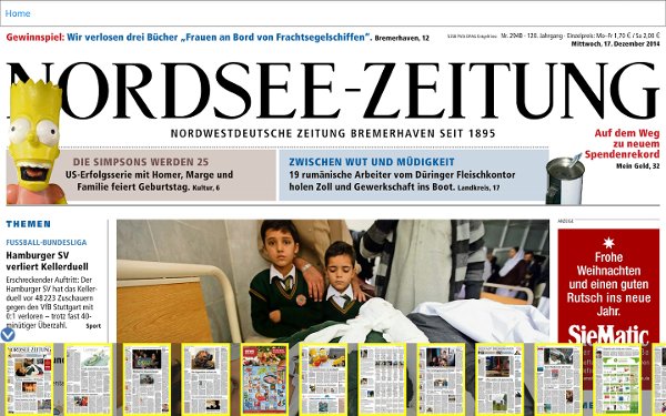 NORDSEE-ZEITUNG e-Paper截图6