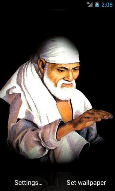 Shirdi Sai Baba Ji 3D Walpaper截图5