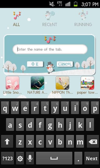 HAPPY SNOWMANS Theme截图1