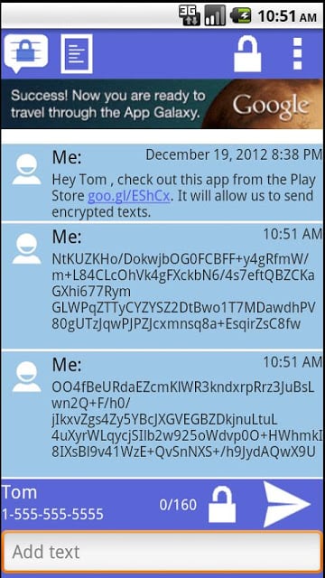 秘文文本 Secret Text Messenger截图4
