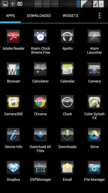 QUBE launcher theme截图3