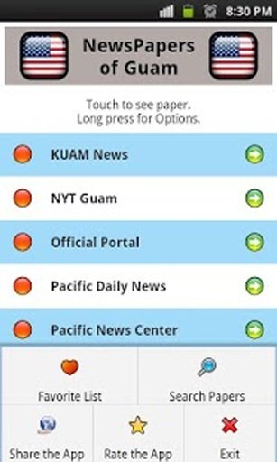 All Newspapers of Guam - Free截图1