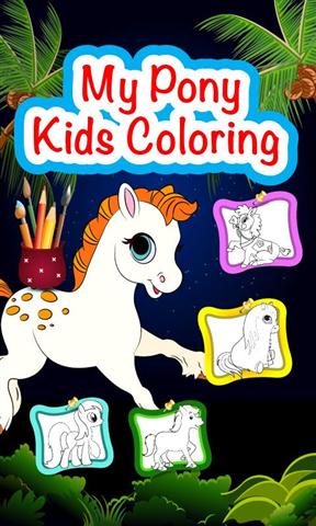 小马儿童着色 My Pony Kids Coloring截图1