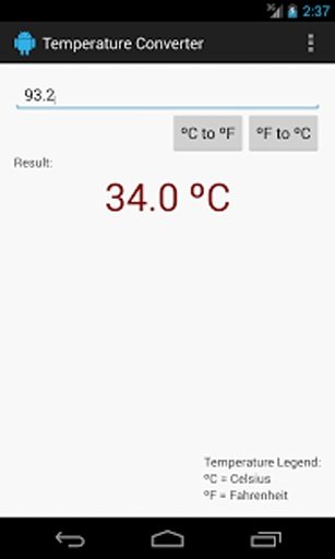 Temperature Convertor khmer截图2