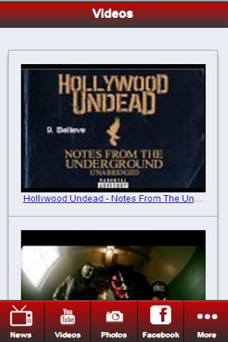 歌曲视频 Hollywood Undead: Songs-Videos截图5