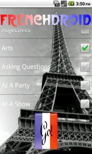 French Droid FlashCards Free截图7