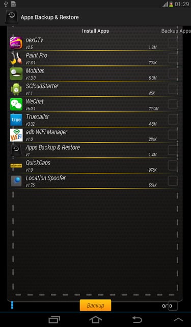 Apps Backup &amp; Restore截图3