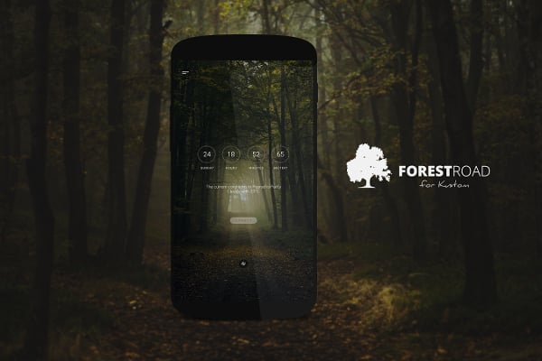 Forest Road Theme for KLWP截图4