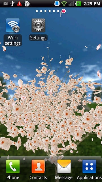 3D Cherry Blossom LWP(Free)截图1