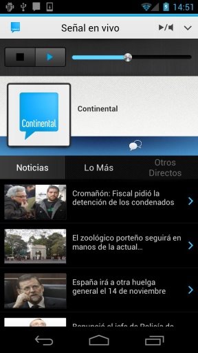 Continental Radio para Android截图1