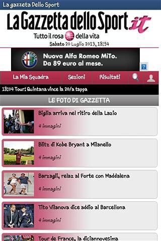 La gazzeta dello sport截图5