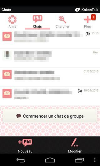 Kakao Talk Theme Pink by Doodah截图2