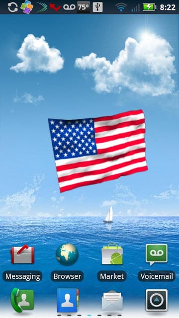 American Flags LWP Free截图2