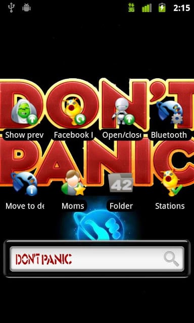 ADW.theme Don't Panic (FREE)截图1