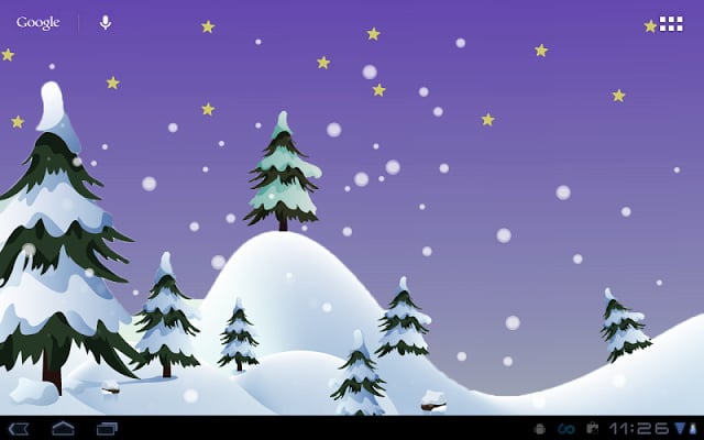 Snowfall HD Live Wallpaper截图7