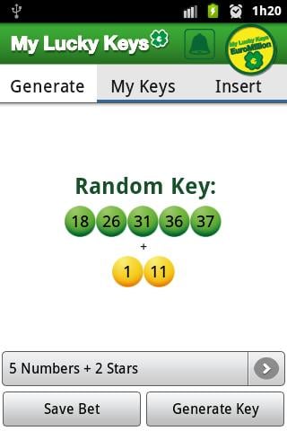 My Lucky Keys • Euromillions截图3