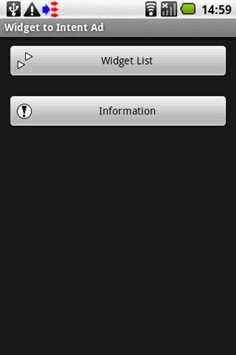 Widget to Intent Ad截图1