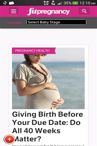 怀孕网站截图2