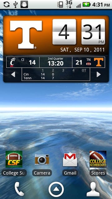 Tennessee Vols Live Clock截图7