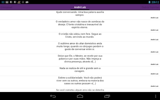 Cita&ccedil;&otilde;es Esp&iacute;ritas (Portugu&ecirc;s)截图5