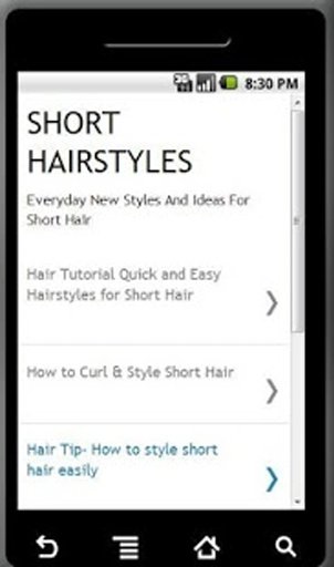 SHORT HAIRSTYLES截图6