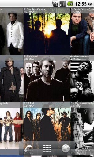 last.fm Live Wallpaper LITE截图3