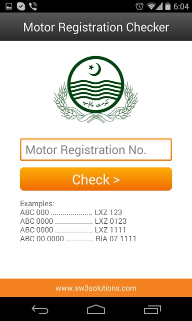 Motor Registration Checker截图6