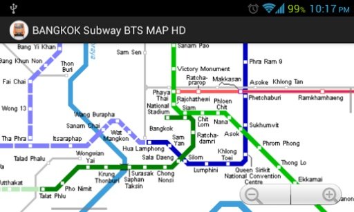 BANGKOK Subway BTS MAP HD截图6