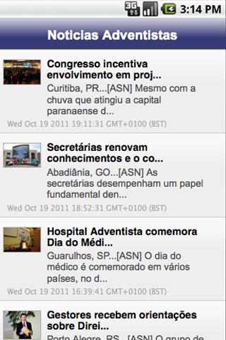 Not&iacute;cias Adventistas (Pt)截图2