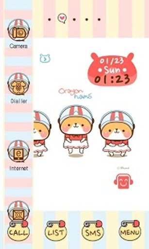 CUKI Theme Crayon Hams截图1