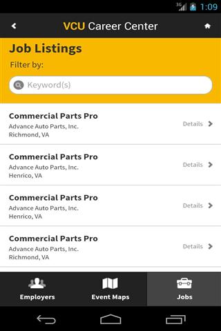 职业中心 VCU Career Cent...截图6